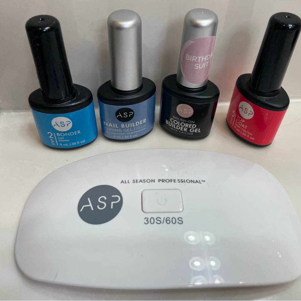 ASP gel products and lamp